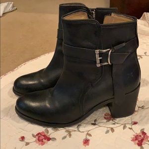 Frye Black Booties